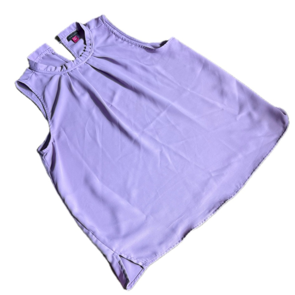 Vince Camuto Lilac Sleeveless Women Blouse Large